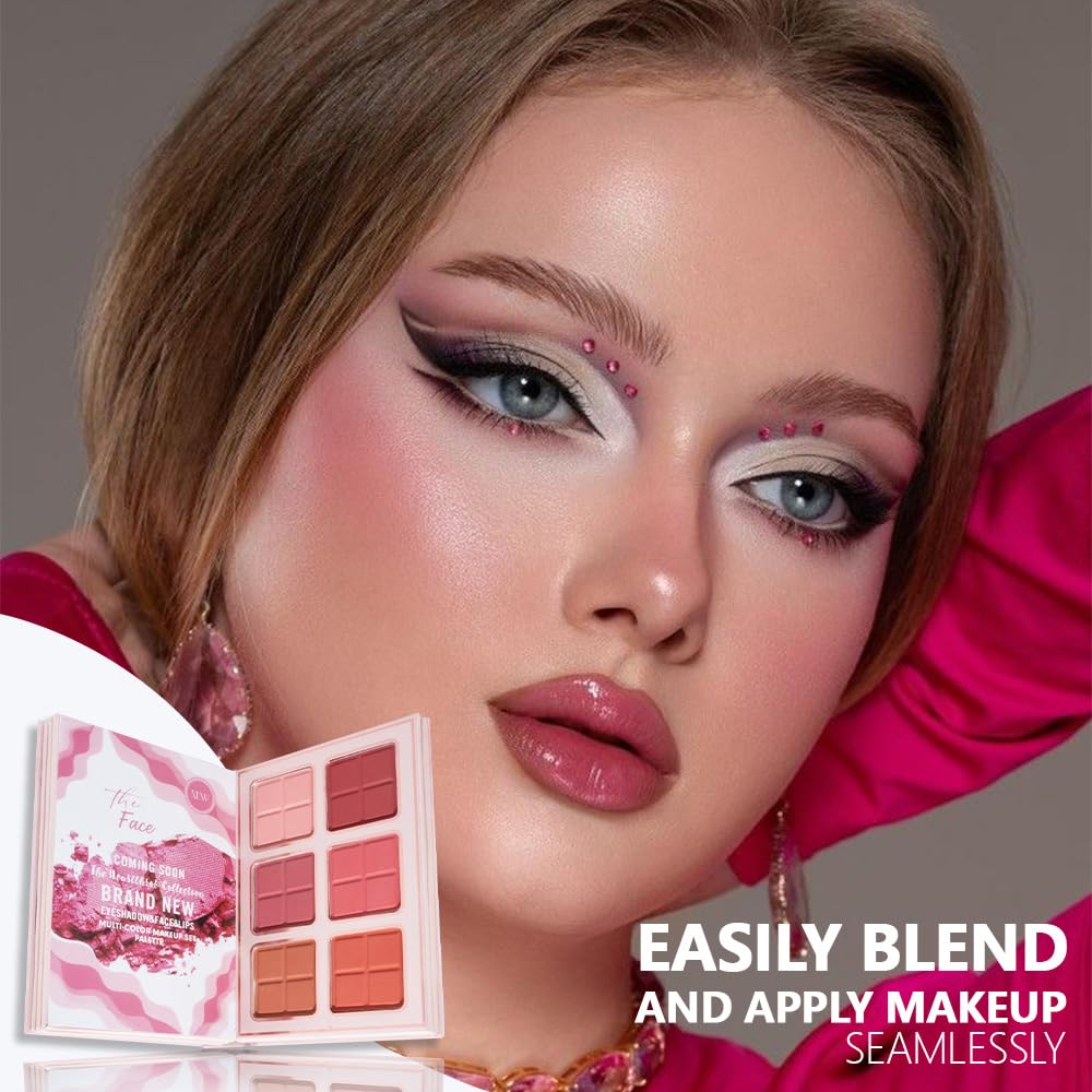 FERLYHR 5-Layer Eyeshadow Palette Pigmented 78 Colors Make Up Palette Sets Matte Shimmer Glitter Eye Shadow Makeup Sets Pallet Highlighter Contour Blush Powder Beauty Kit (1#, 1 Count (Pack of 1))