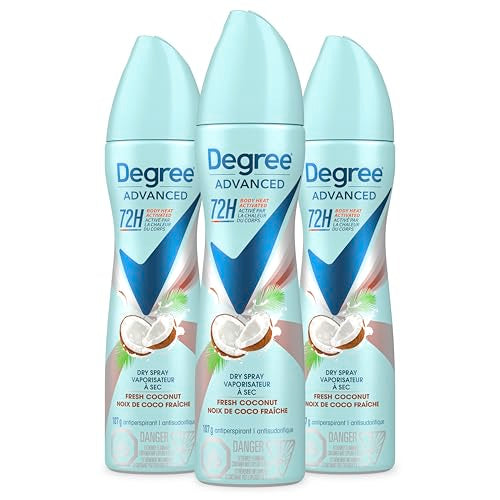 Fruity Coconut & Hibiscus Antiperspirant Deodorant Spray 3.8 oz - Pack of 3