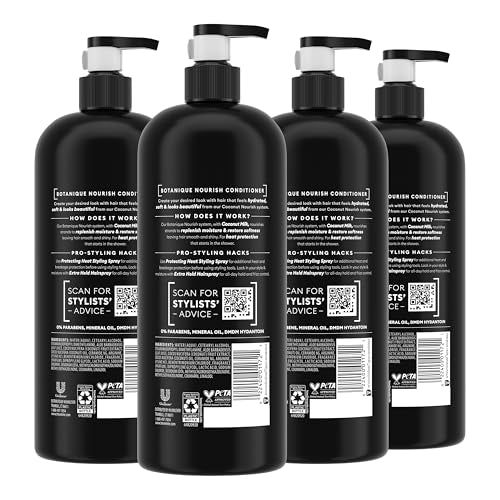 TRESemm? Conditioner Botanique Nourish 4 Pack With 100% Natural Coconut Milk and Aloe Vera 28 Fl Oz