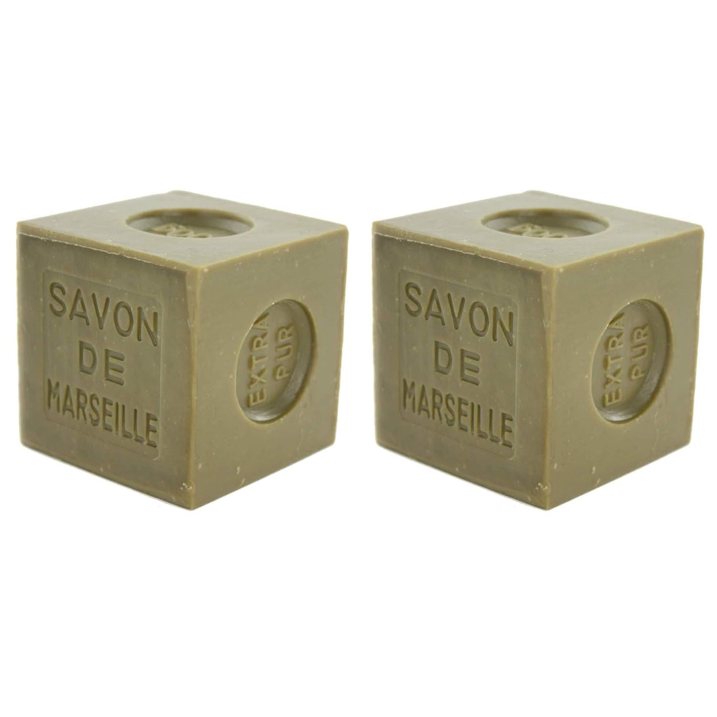 Marseille Soap with 72% Olive Oil - Marius Fabre, 2 x 400g Bars for Moisturizing