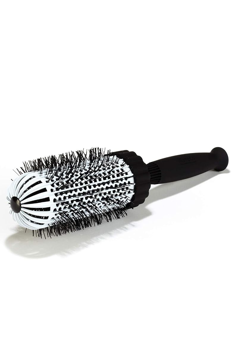 KareCo Jumbo 4.0 Inch Ionic Thermal Round Brush - Ceramic Vented Barrel for Blow Dry Styling (Pack of 1)