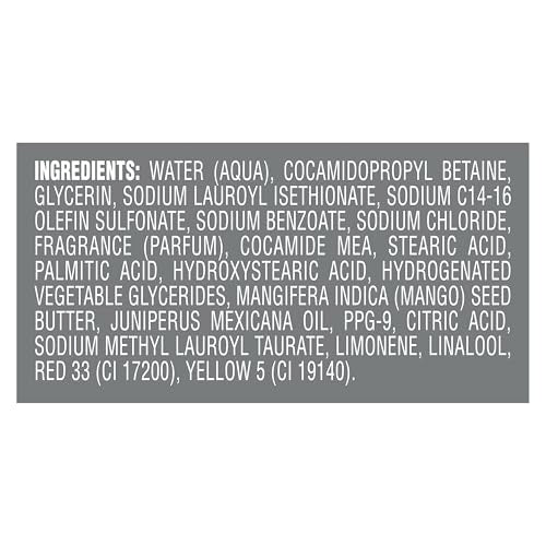 DOVE MEN + CARE body and face wash rejuvenating mango + cedarwood for Men, with 24-Hour Nourishing Micromoisture Technology, 30 oz