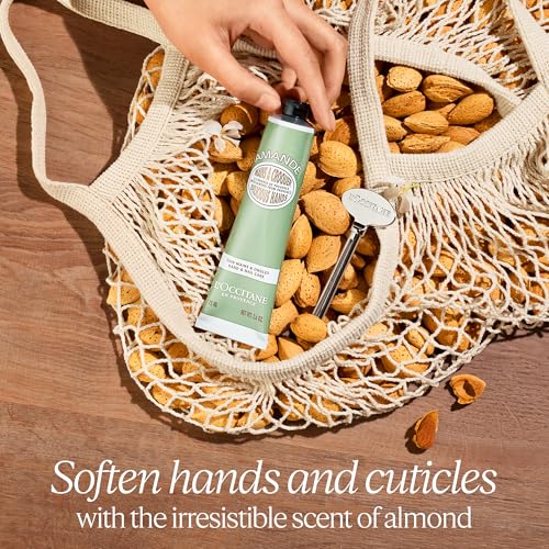L¡¯Occitane Almond Delicious Hands, Hydrating Cream Softens, Moisturizes Nourishes & Protects Dry Skin & Cuticles, Fast-Absorbing, Vegan, Scented