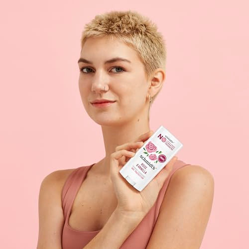 Vegan Aluminum-Free Deodorant Rose & Vanilla Pack of 4 - 2.65 oz Each