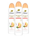 Dove Advanced Care Peach & Chamomile Antiperspirant Spray 3.8oz 3-Pack