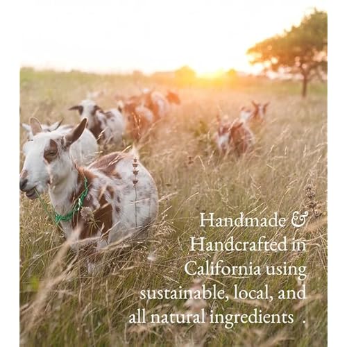 Goat Milk Lotion for Dry, Sensitive Skin ? French Lavender Natural Body Moisturizer for Face, Hands & Body ? Hydrating Non-Greasy Cream ? Handmade in USA with Clean Ingredients 16oz