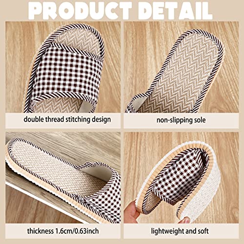 Disposable House Slippers for Guests - Washable, Medium, Colorful - 15 Pairs