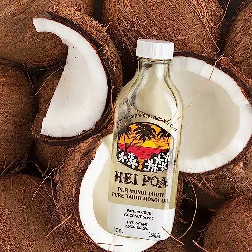 Monoi Oil Coconut 100ml - Traditional Tahiti Nourishing Body & Hair Oil