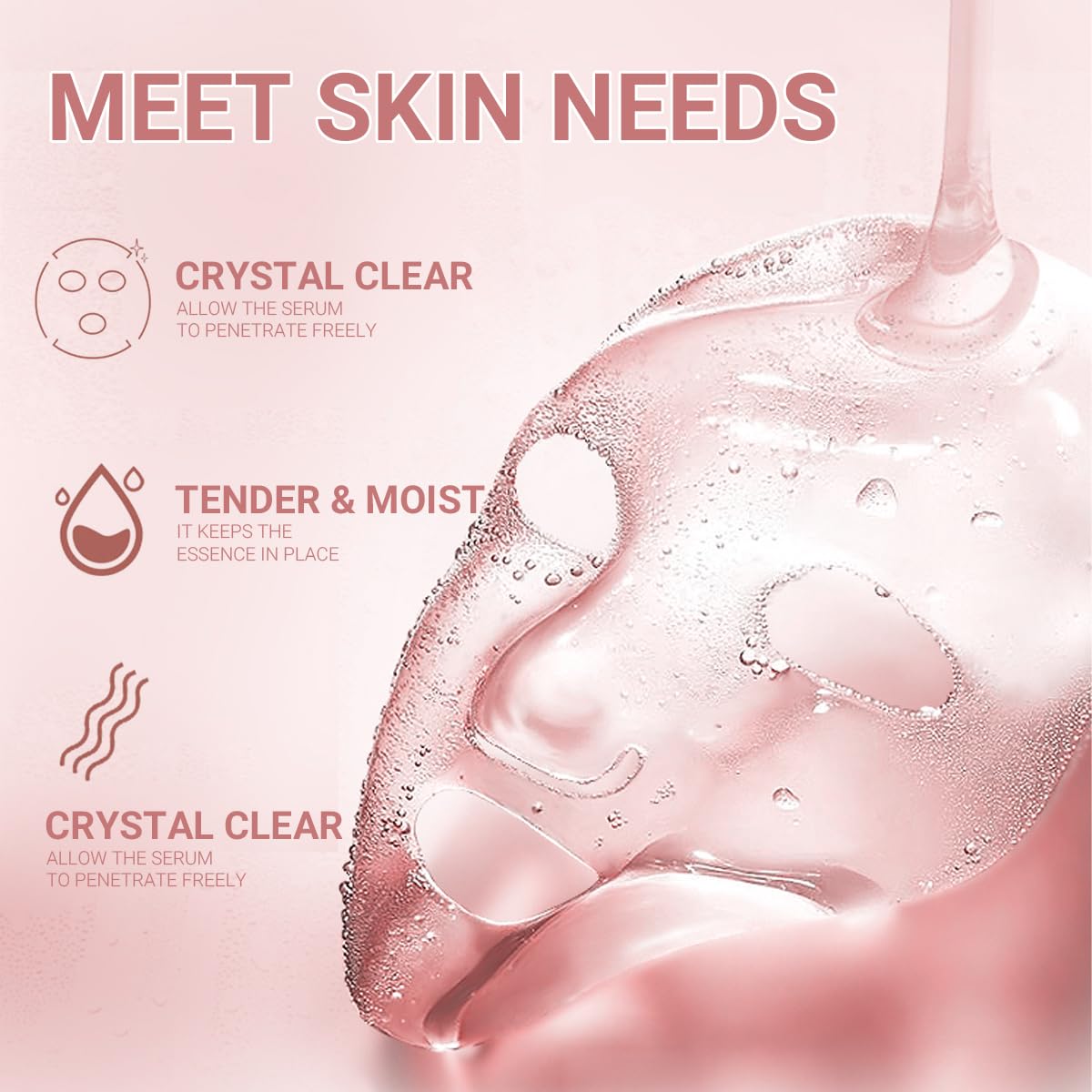 Deep Collagen Face Mask Hydration & Pore Tightening Facial Mask Set– Bio-Collagen Real Deep Overnight Mask for Women’s Skincare