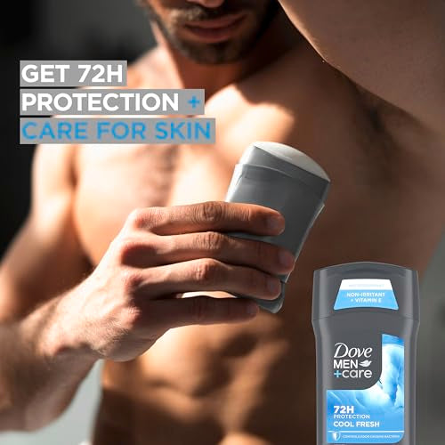 Dove Men+Care Cool Fresh Antiperspirant Deodorant Stick 4 Pack, 2.7 oz each, 72H Protection