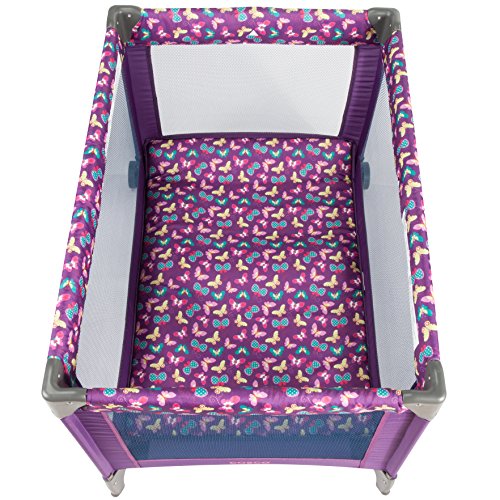 Cosco Funsport Compact Portable Baby Playard with Carry Bag, Foldable Toddler Playpen