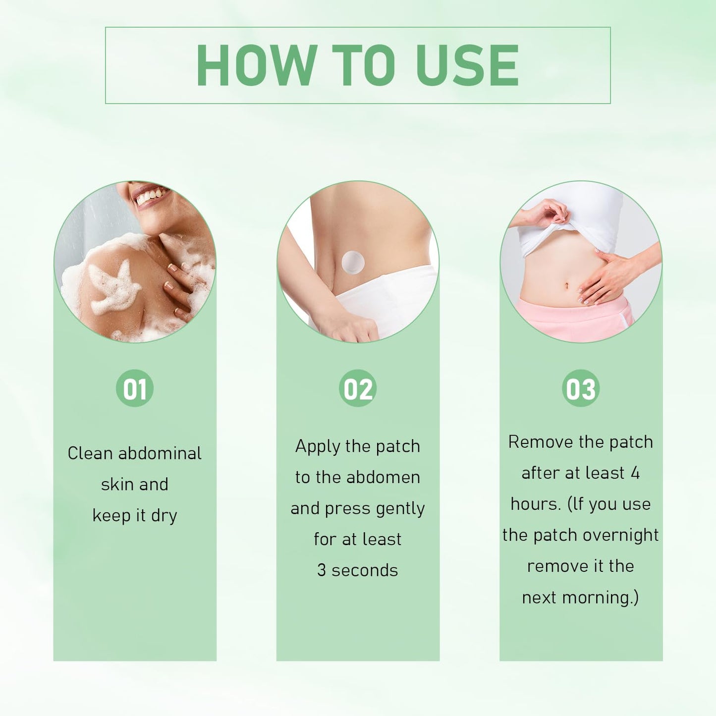 YADUO SMGT-GLP-1 Nano Patch, Firming Skin and Body Shaping Care Patch, Body Care Pat-ch Gentle Soothing Massage with Ginger Extract for Women Girls Natural Ingredients, Mild