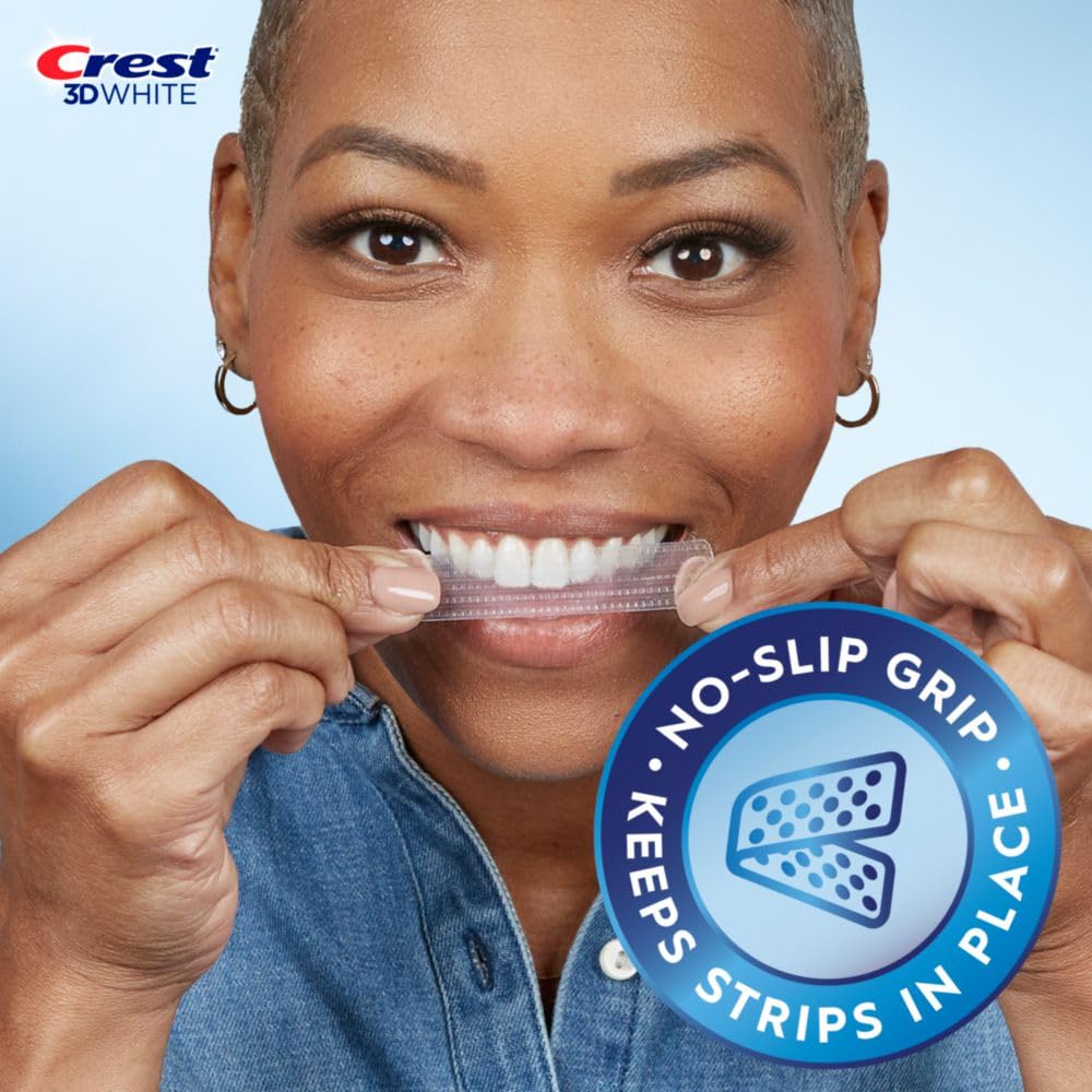 Crest 3D Whitestrips Age Renew – Teeth Whitening Kit, 21 Treatments, Each with 1 Upper/1Lower, 42 Strips – Crest 3DWhite Teeth Whitening Strips