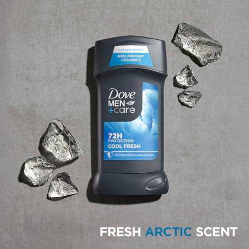 Dove Men+Care Cool Fresh Antiperspirant Deodorant Stick 4 Pack, 2.7 oz each, 72H Protection