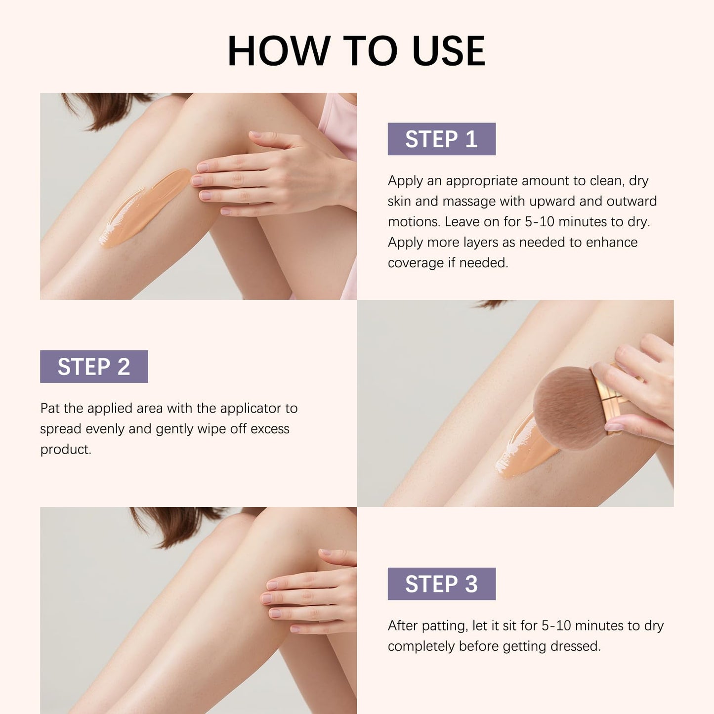 Body Coverage Perfector Waterproof - Hydrating Long-Lasting Concealer Cream with Makeup Brush, Tattoo Cover Up for All Skin Tones, Beauty Body Coverage Complexion Perfector (Deep Radiance)