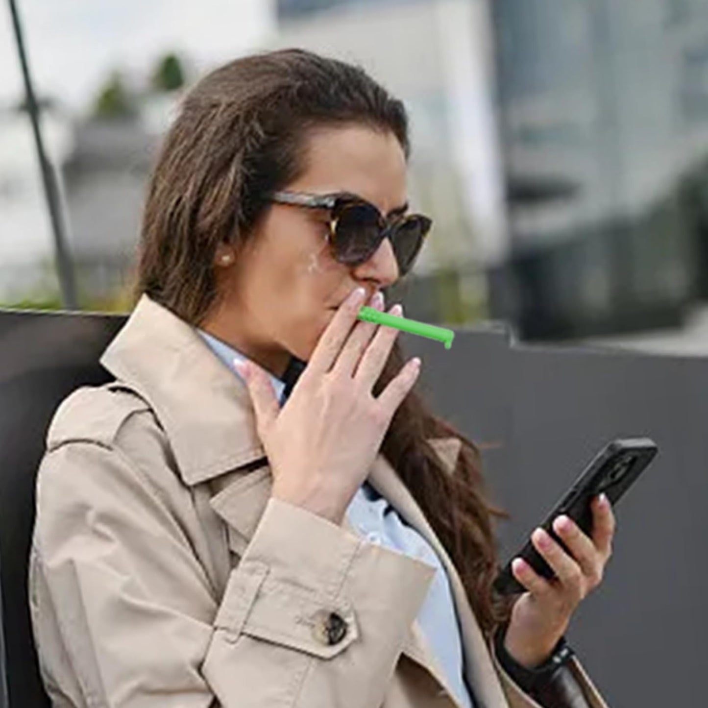 Uceento 3Pcs Chewable Breather Sticks for Quitting Smoking - Fruity Craving Relief, Oral Fixation Quit Smoking, Quit Smoking Chew Sticks Replacement, Stop Smoking Aid