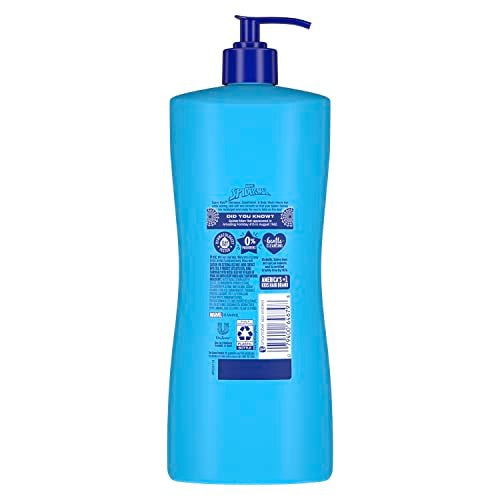 Suave Kids 3 in 1 Shampoo Conditioner Body Wash For Tear-Free Bath Time, Fresh Spider-Sense, Dermatologist-Tested Kids Shampoo 3 in 1 Formula 28 oz, Pack of 4
