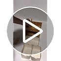 Small Bamboo Makeup Organizer 5.7"D x 8"W x 7.5"H - Ninebendstreams