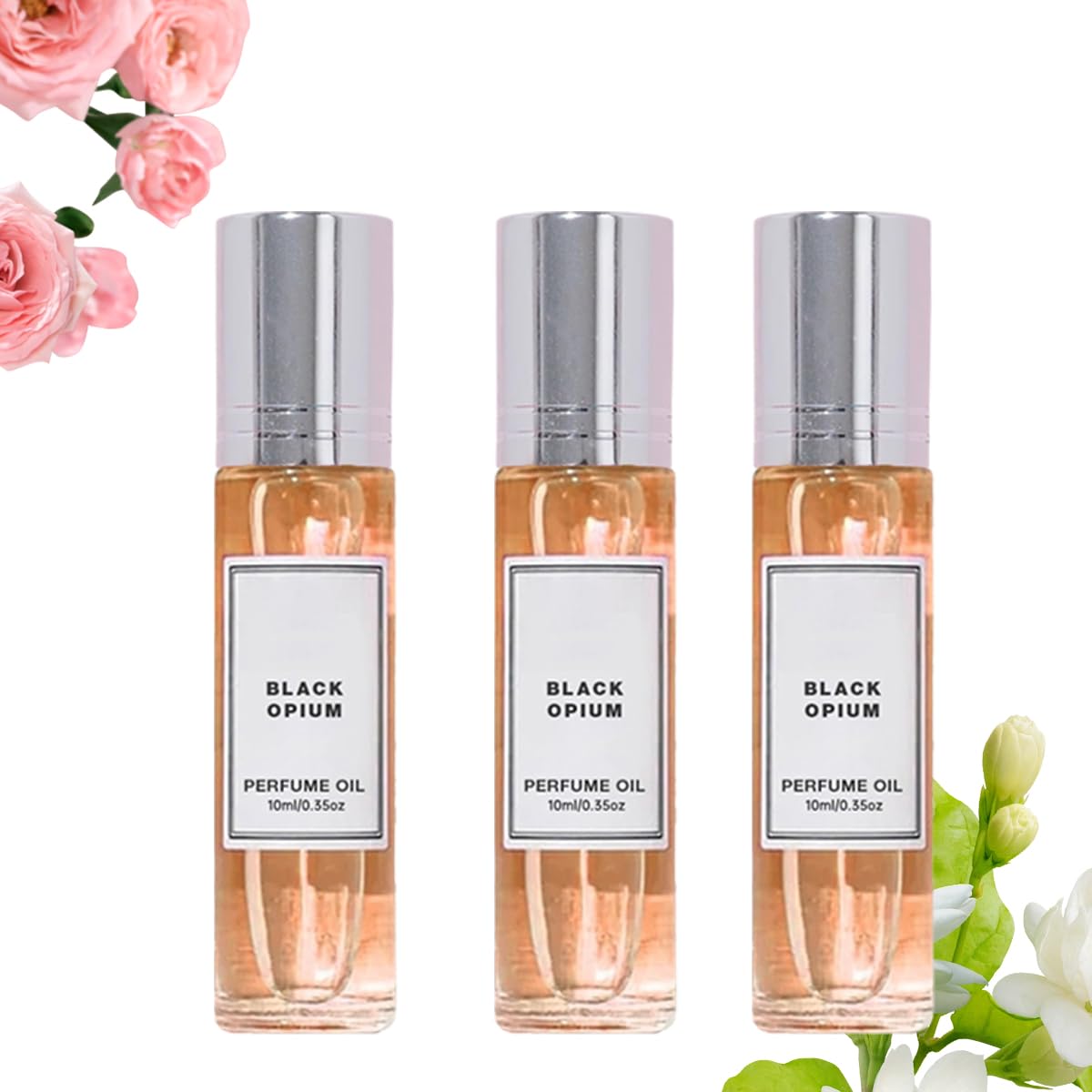 LIUKLEU Pheromone Perfume Collection,Roll On Pheromone Perfume,Pheromones Perfumes for Women,Long-Lasting Portable,Enhanced Scents (3PACK-D)