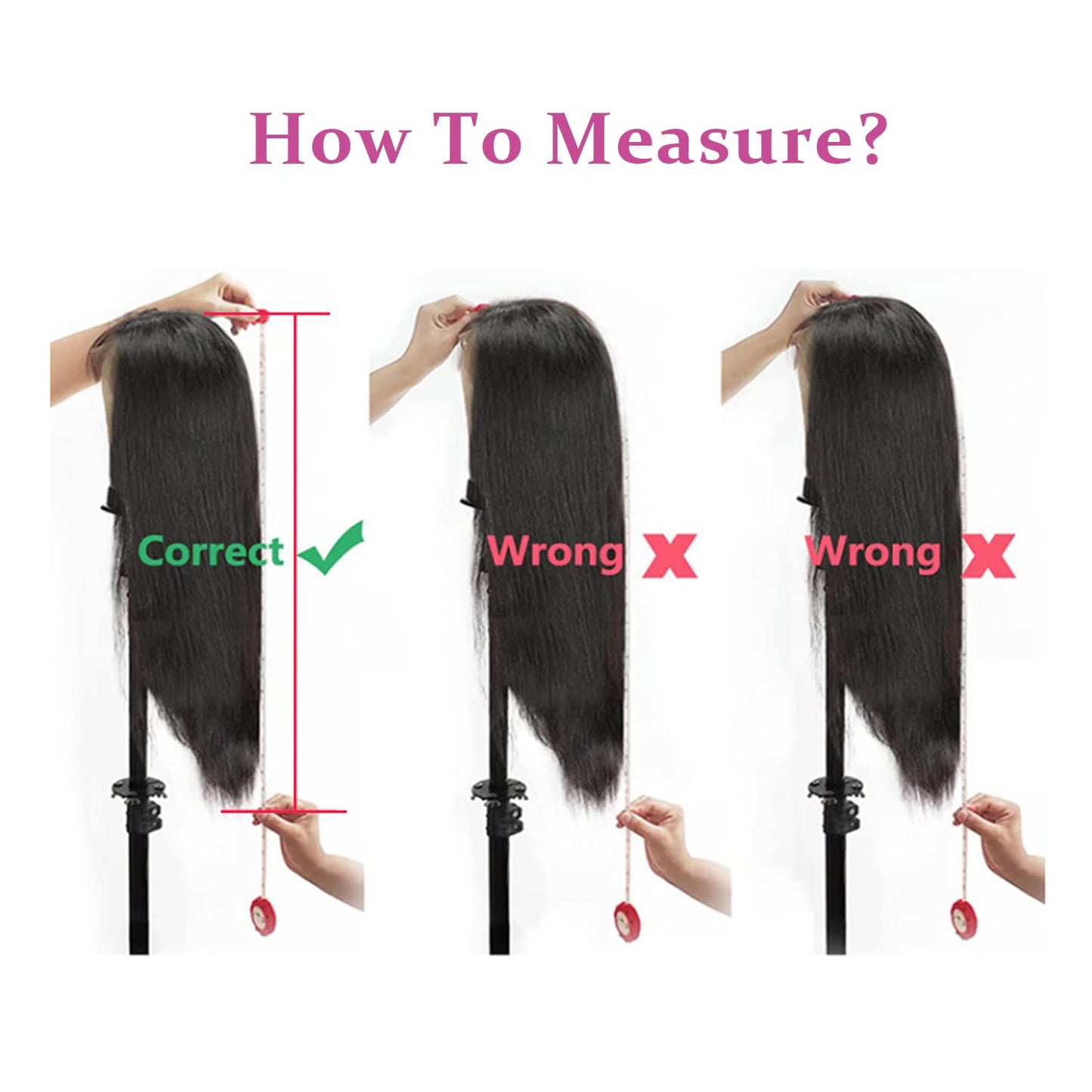 DULOVE Lace Front Wigs Human Hair 13x4, Raw Human Hair, 200 Density Glueless Straight Wigs for Women, All Day Comfort Pre Plucked with Baby Hair, Natural Color, 24 Inch