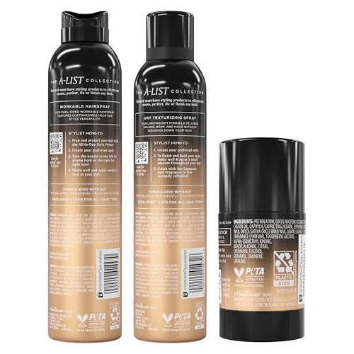 TRESemmé Workable Hairspray & Texturizing Spray 3 Pack with Vanilla & Sandalwood Scent