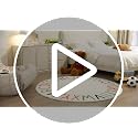 Round ABC Area Rug 71 Inch Multi Color Kids Playroom Floor Carpet - Variation of THIS listing
