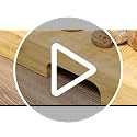 Walnut Bamboo Noodle Board Stove Cover - 30 x 22 Inches, Raised Cutting with Legs