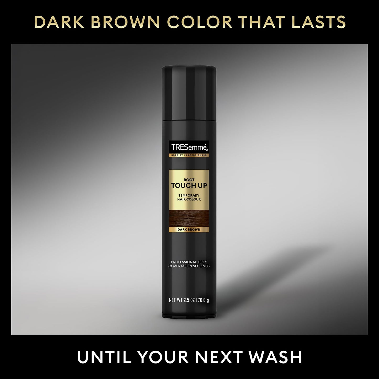 TRESemme Root Touch Up Spray, Dark Brown - Temporary Hair Color for Hair Root Touch Up - Dark Brown - Aerosol - Cruelty Free - 6 Pack of 15 Ounce