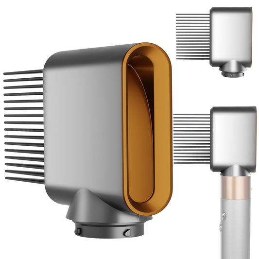 YTCHYYSK Wide Tooth Comb Nozzle Attachment for Dyson Airwrap Nickel/Copper, Pre-Styling Dryer for Create Length, Add Volume, and Enhance Texture, Part No.971894-04