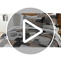 Queen 3-Piece Cotton Patchwork Quilt Set with Reversible Plaid Design - All-Season Bedding, Grey/Black/Brown/White, 90x98 inches