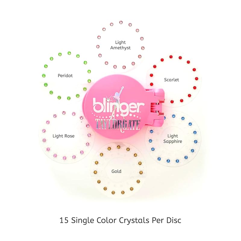 blinger Taylorgate Starter Set - Pink with 90 Glass Crystals