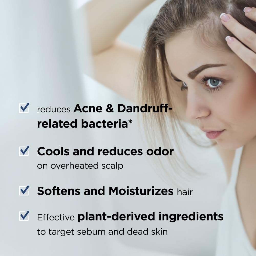 ISOI ACNI Dr. 1st Solution Shampoo Bar, Deep Cleansing for Hair Loss & Soothing for Oily and Acne-Prone Scalp, Solid Shampoo Soap Bar, Plastic-Free without Chemicals, Korean Hair Care (4.23 oz, 120g)