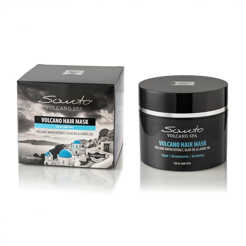 Santo Volcano Deep Hair Mask for Dry & Damaged Hair - 200ml