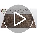 Beige 6' x 9' Checkered Living Room Area Rug - Non-Slip, Pet-Friendly
