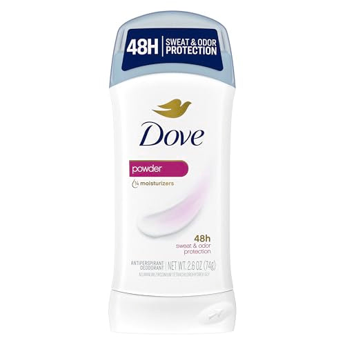 Dove Powder Invisible Solid Antiperspirant Deodorant 2.6 oz Pack of 6 - Women