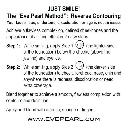 EVE PEARL HD Dual Foundation Full Coverage Long Lasting Everyday Make Up Non Greasy Lightweight Texture Vitamin E Skincare (Medium)