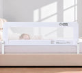 ComfyBumpy 55.5" Bed Rail for Toddlers, Swing-Down Guard for Twin–King Mattresses, White, 1-Pack