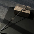 S925 Silver Hairpin Hair Fork - Chinese Style Wooden Hair Accessory (Tender Shoot) for Women