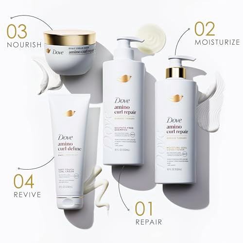 Amino Curl Repair Shampoo & Mask Pack for Curly & Coily Hair - Hydrating & Strengthening