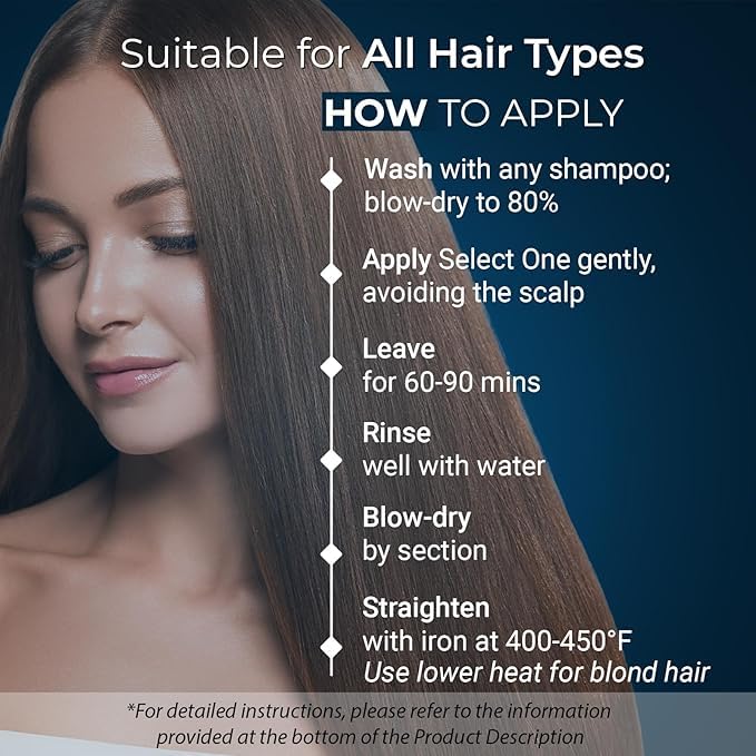 Brazilian Keratin Hair Treatment Blowout Complex Formaldehyde Free - PROHALL SELECT ONE 10.1oz/300ml - Keratina Queratina Brasileña Para Alisar el Pelo Sin Formol- Protein Hair Treatment