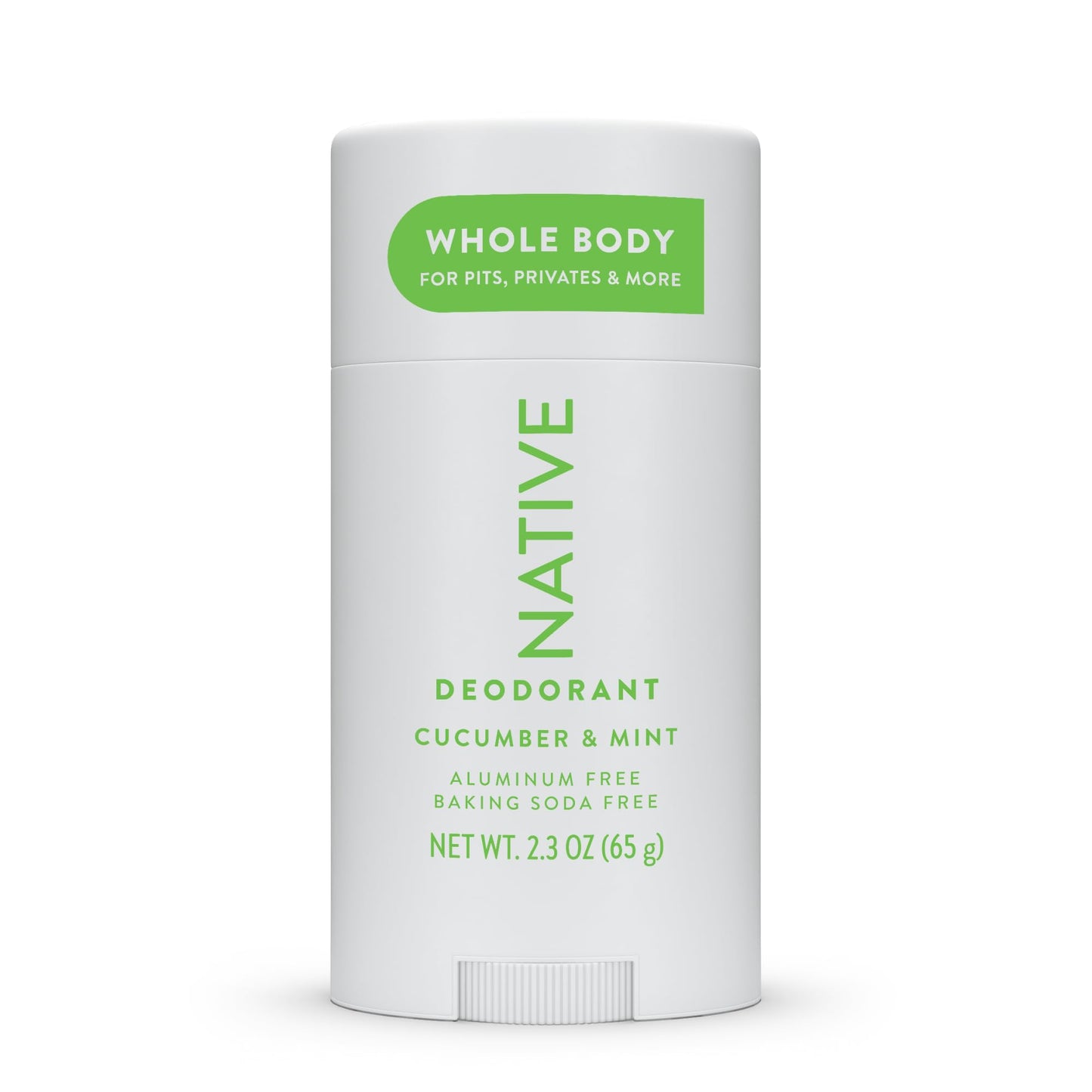Native Whole Body Deodorant Stick Contains Naturally Derived Ingredients, Deodorant for Men and Women | 72 Hour Odor Protection, Aluminum Free with Coconut Oil and Shea Butter | Cucumber & Mint