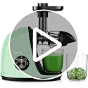 Slow Masticating Juicer Machine with 2-Speed & Quiet Motor - Easy to Clean