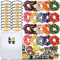 Softball Gifts Set for Girls - Hair Scrunchies, Bracelets, Makeup Bags & Stickers