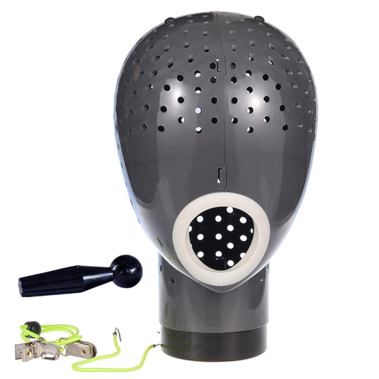HOMEGOAL Hair Dryer Wig Stand Holder Mannequin Head, Drying Wig From Inside to Outside, Quickly, Easily, For Lace Scalp Cap Net (Dark Grey)