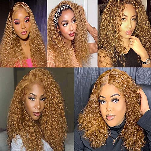 Kinky Curly Human Hair Bundles 28 30 32 Inch Brown Brazilian Virgin Hair - Variation #30JC