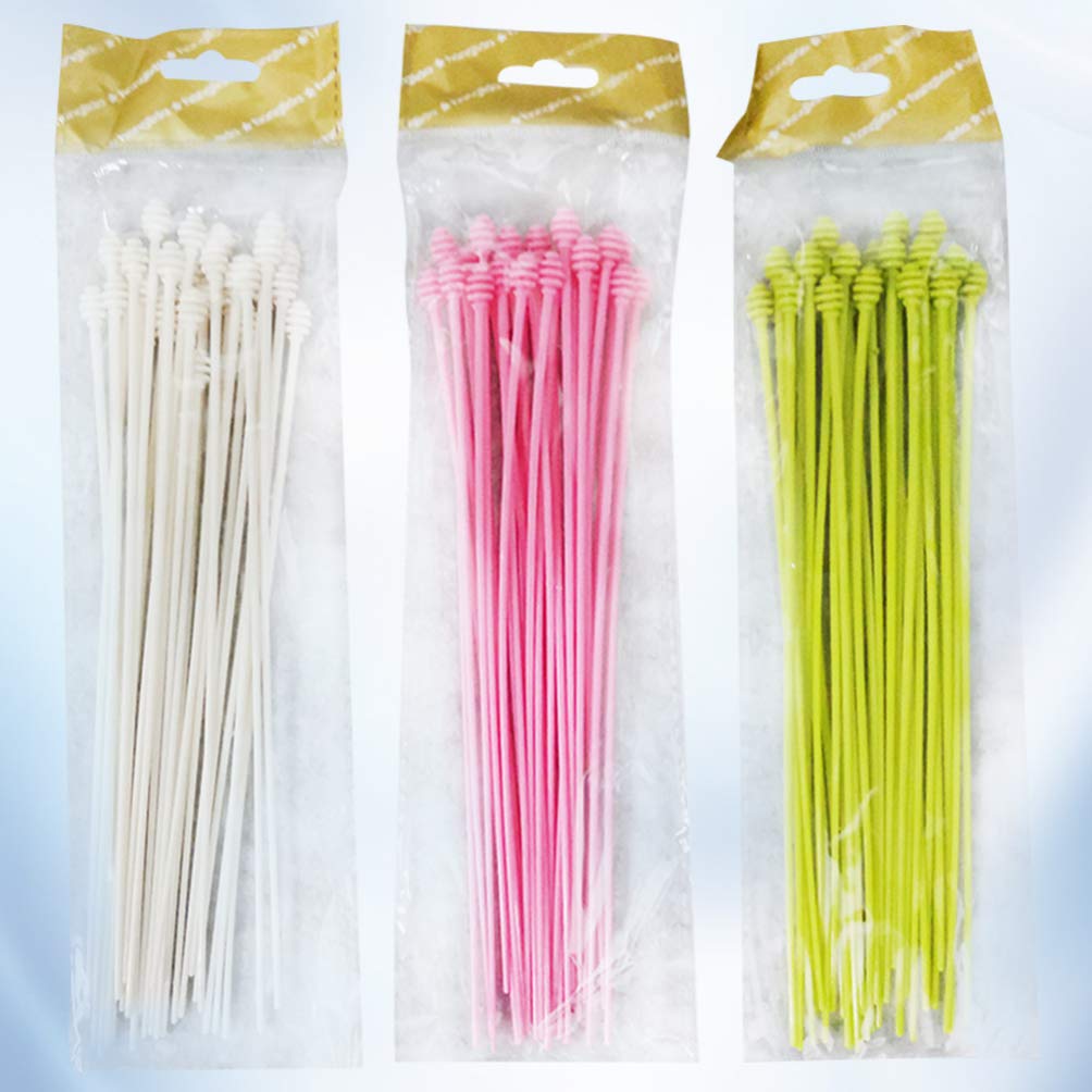 FRCOLOR Hair Roller Pins 90pcs Plastic Brush Roller Pick Perm Needle Barber's Special Hairdressing Tool for Hair Curling Styling Accessories