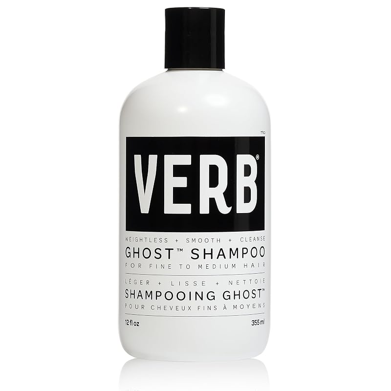Ghost Fine Hair Shampoo with Oil — Citrus + Sweet Violet Scent, 12 oz