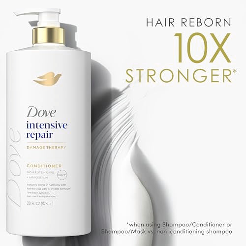 Dove Intensive Repair Conditioner for Damaged Hair & Breakage 28oz Pack of 4 - Fragranced