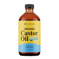 16oz Organic Castor Oil – Glass Bottle – USDA Certified Organic & Non-GMO – 100% Pure, Cold-pressed, Unrefined, Hexane-free – Premium Glow-Boosting Oil for Skin, Hair, Lashes, Nails & More