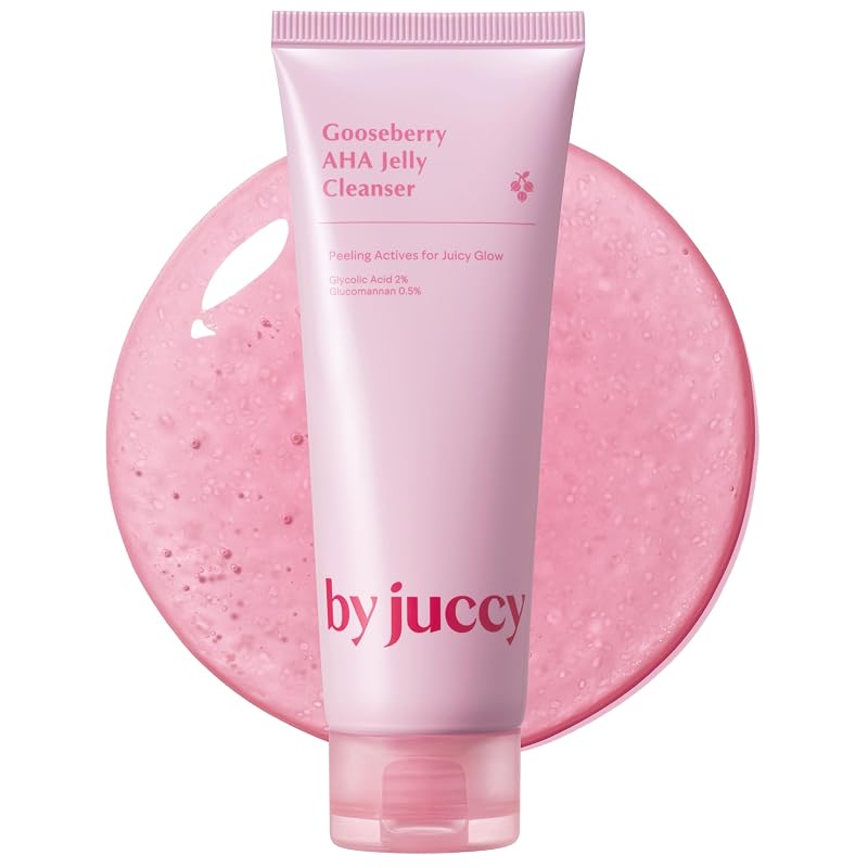 Gooseberry AHA Jelly Cleanser with Glycolic Acid, Brightening Face Wash 4.05 fl oz